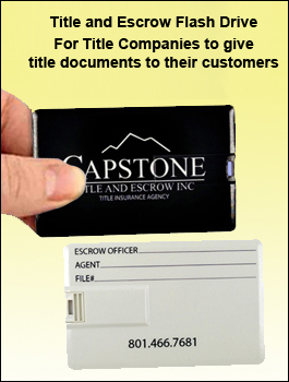 Title and Escrow Slim Card Flash Drive